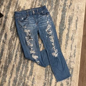 American Eagle Artist Crop Jeans